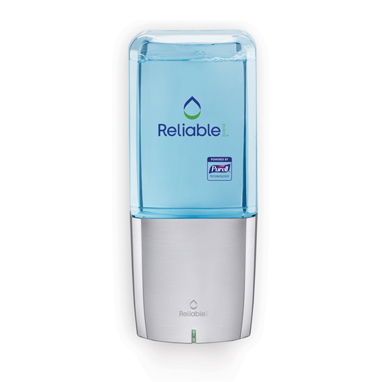 Reliable Brand® Chrome CB10 Foam Soap Dispenser, powered by PURELL